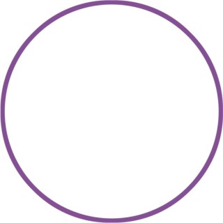 Χούλα-Χουπ HQ 70cm - Φ19mm - 280gr, Μωβ