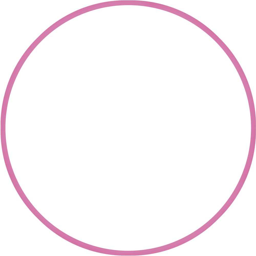 Χούλα-Χουπ HQ 60cm - Φ19mm - 230gr, Ροζ