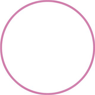 Χούλα-Χουπ HQ 60cm - Φ19mm - 230gr, Ροζ