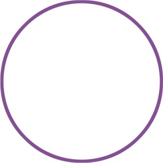 Χούλα-Χουπ 70cm - Φ19mm - 260gr, Μωβ