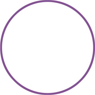 Χούλα Χουπ HQ 80cm - Φ19mm - 330gr, Μωβ