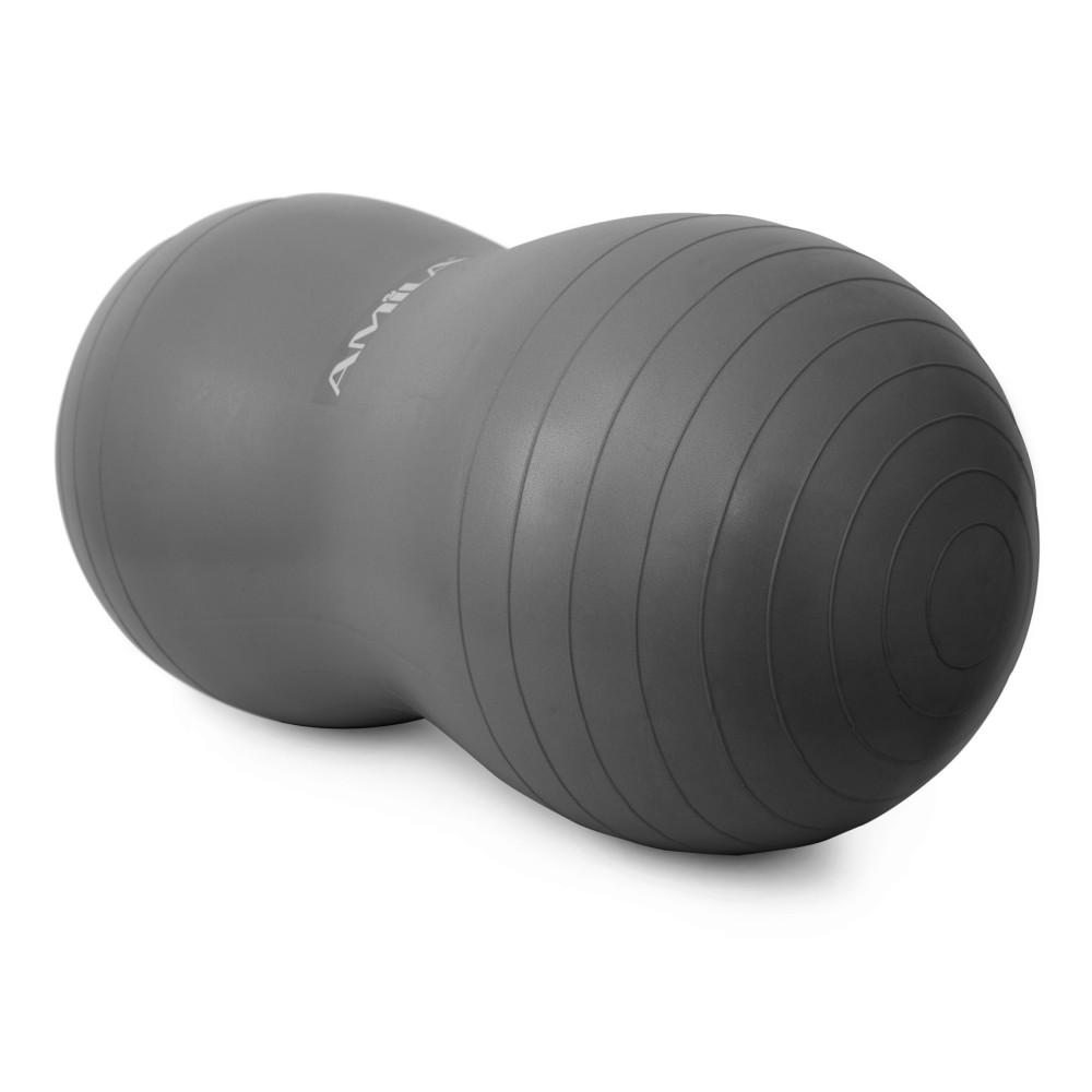 Μπάλα Γυμναστικής AMILA GYMBALL Peanut 50cm Μαύρη