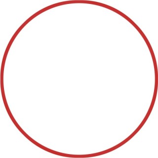 Χούλα-Χουπ 76cm - Φ18mm - 185gr, Κόκκινο
