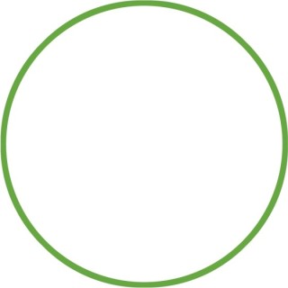 Χούλα-Χουπ 60cm - Φ18mm - 120gr, Πράσινο