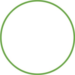 Χούλα-Χουπ 60cm - Φ18mm - 155gr, Πράσινο