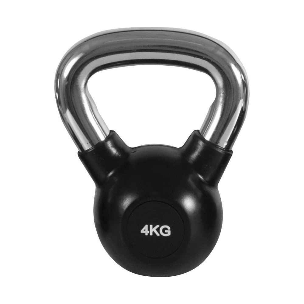 Kettlebell Rubber Cover Cr Handle 4Kg