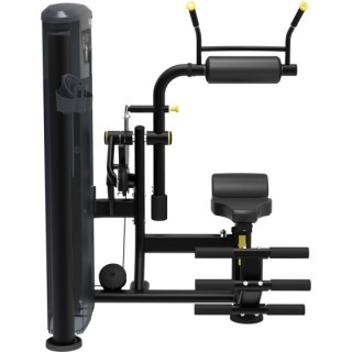 Abdominal / Back Extension Impulse IT9534 Μαύρο