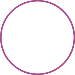 Χούλα-Χουπ HQ 60cm - Φ19mm - 230gr, Φούξια