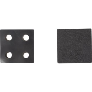 Λαστιχένιο Πάτωμα Original Πλακάκι 100x100cm 15mm Μαύρο