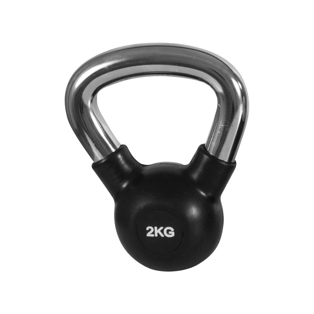 Kettlebell Rubber Cover Cr Handle 2Kg