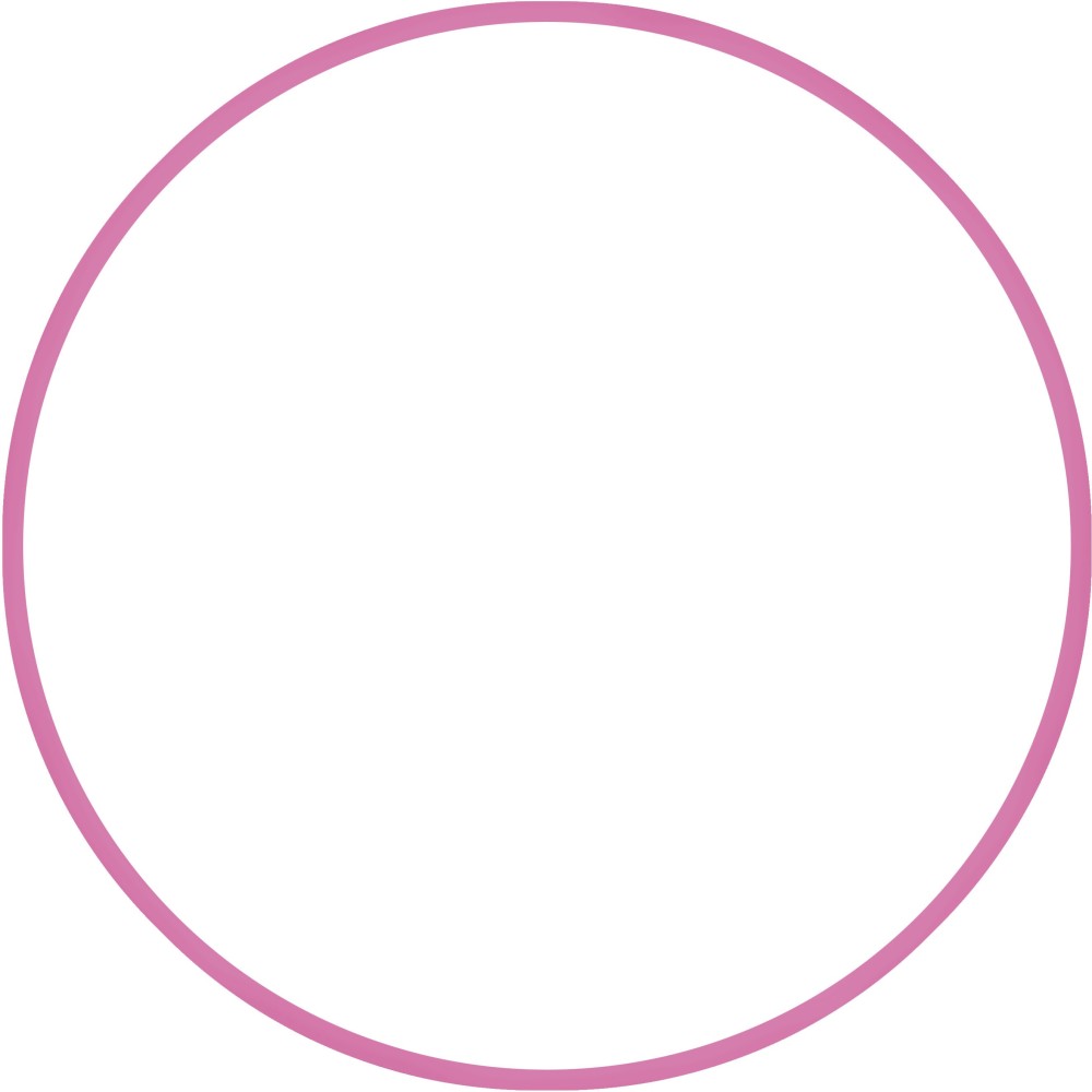Χούλα Χουπ HQ 80cm - Φ19mm - 330gr, Ροζ