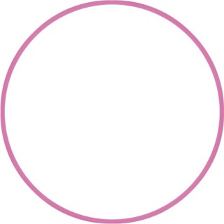 Χούλα Χουπ HQ 80cm - Φ19mm - 330gr, Ροζ