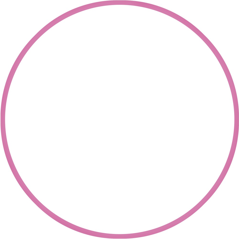 Χούλα-Χουπ HQ 70cm - Φ19mm - 280gr, Ροζ