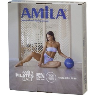 Μπάλα Γυμναστικής AMILA Pilates Ball 19cm Μαύρη