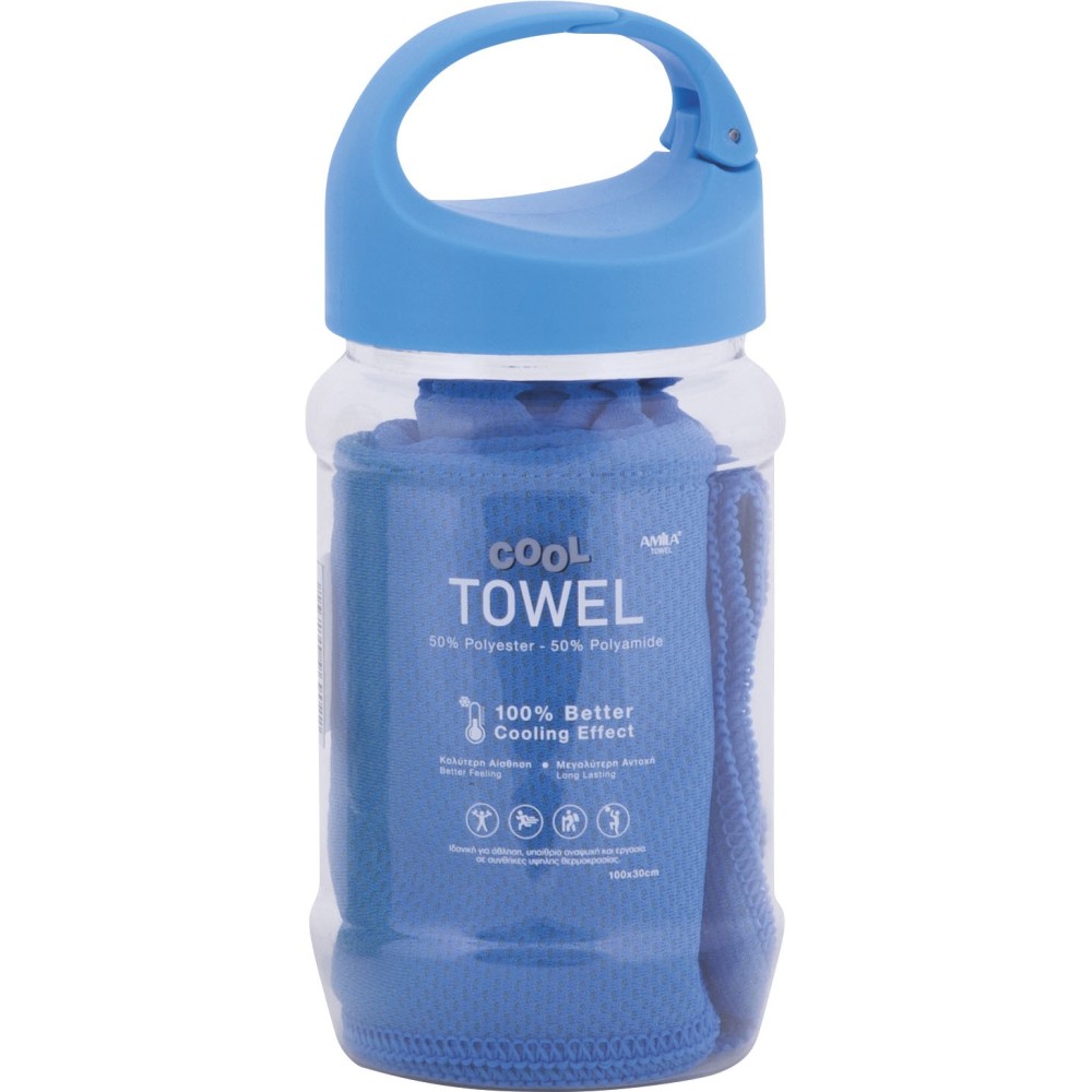 Πετσέτα Cool Towel Μπλε