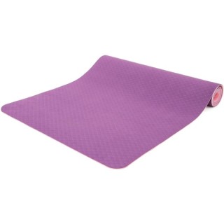 Στρώμα Yoga 4mm TPE Ροζ/Μωβ