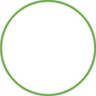 Χούλα-Χουπ 70cm - Φ19mm - 175gr, Πράσινο