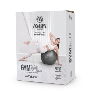 Μπάλα Γυμναστικής 65 cm - Μαύρη