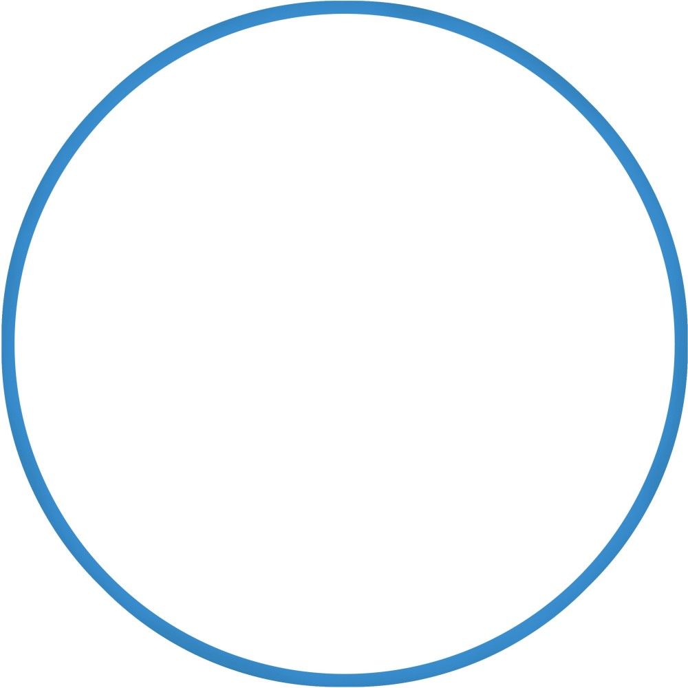 Χούλα-Χουπ HQ 70cm - Φ19mm - 280gr, Μπλε