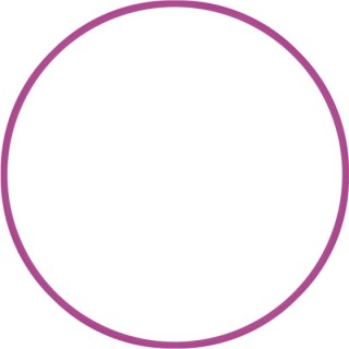Χούλα-Χουπ 60cm - Φ18mm - 120gr, Φούξια