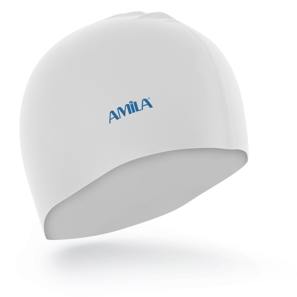 Σκουφάκι Κολύμβησης AMILA Basic Λευκό