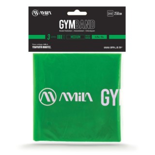 Λάστιχο Αντίστασης AMILA GymBand 2.5m Medium