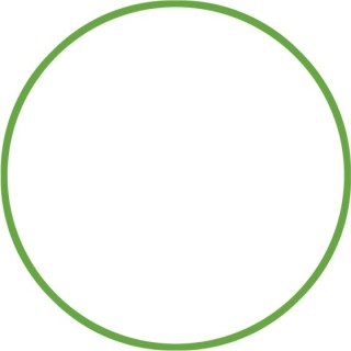 Χούλα-Χουπ 76cm - Φ18mm - 185gr, Πράσινο