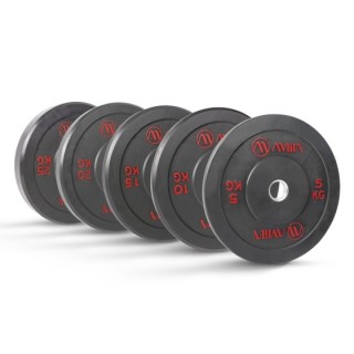 Δίσκος AMILA Black R Bumper Slim 50mm 10Kg