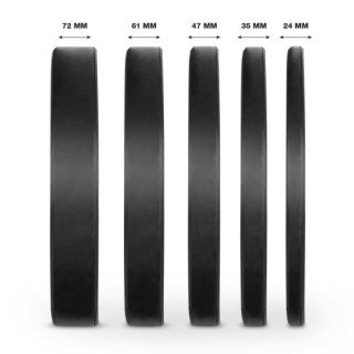 Δίσκος AMILA Black R Bumper Slim 50mm 10Kg