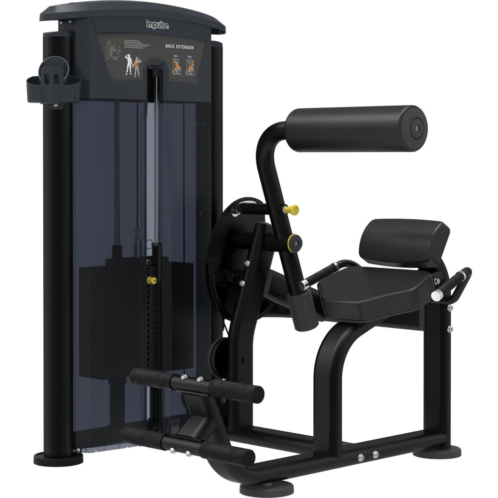 Back Extension Impulse IT9532 Μαύρο