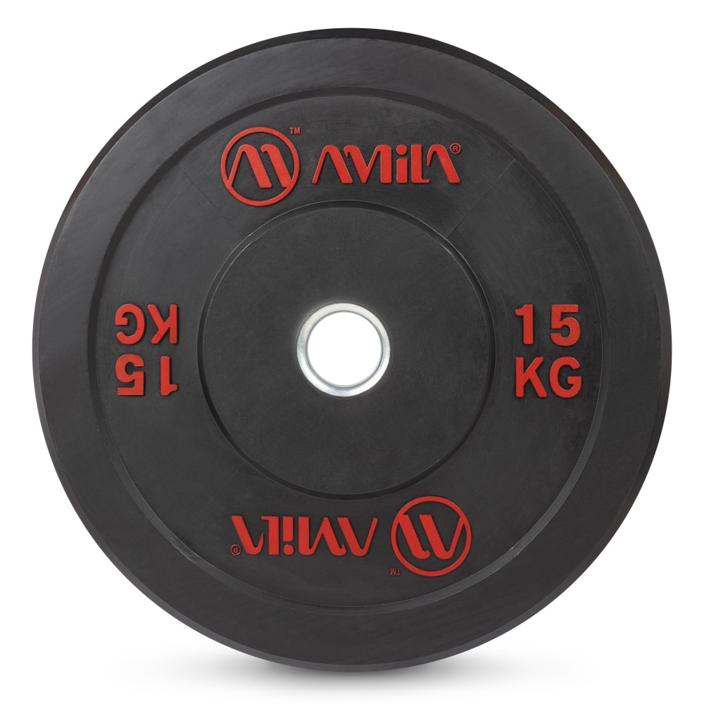 Δίσκος AMILA Black R Bumper Slim 50mm 15Kg